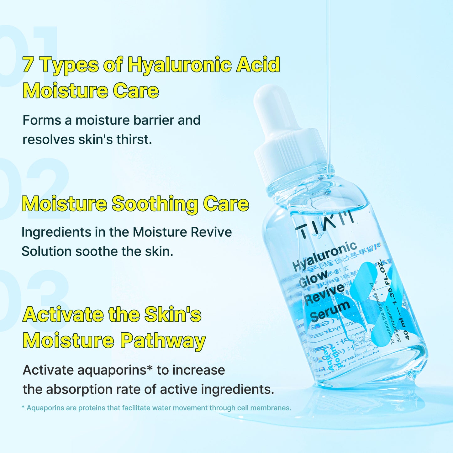 [TIAM] Hyaluronic Glow Revive Serum - 40ml
