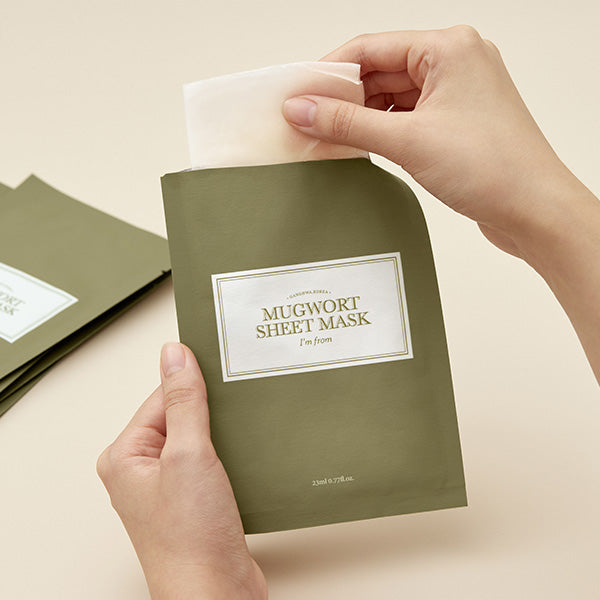 [ImFrom] Mugwort Sheet Mask - 5ea