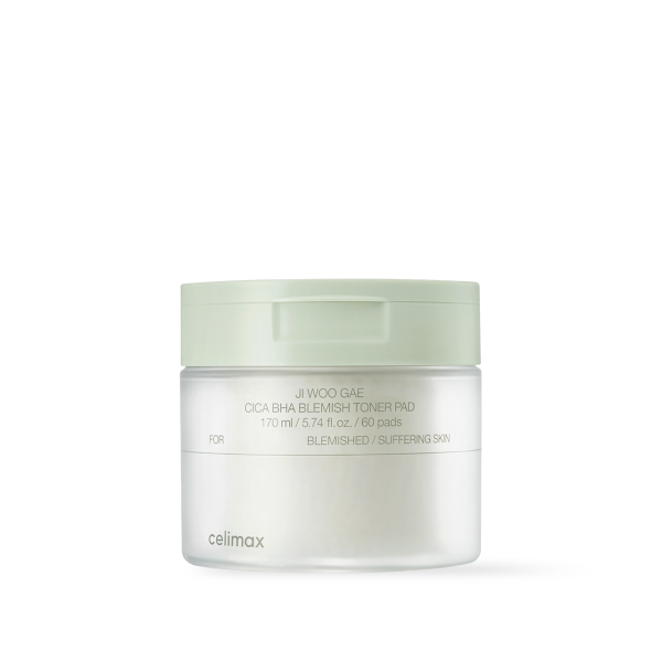 [celimax] Ji Woo Gae Cica BHA Blemish Toner Pad 60pad