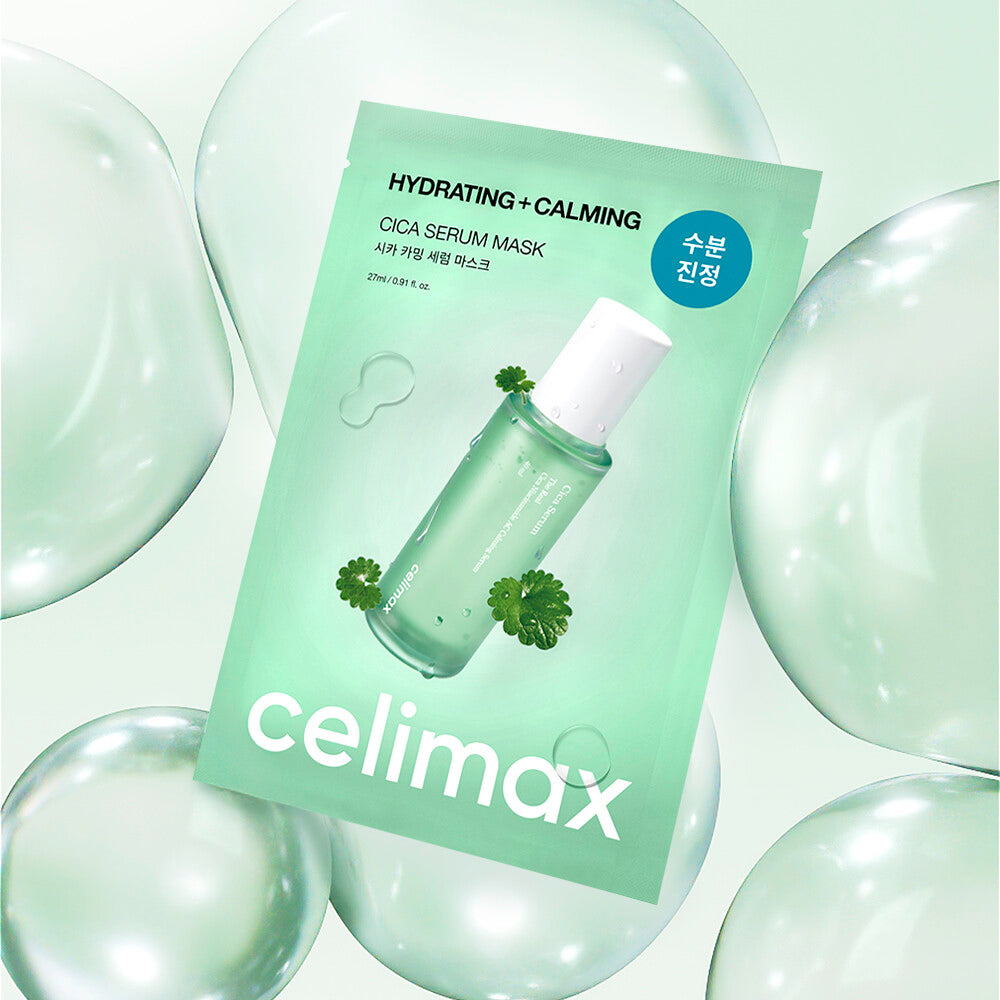 [celimax] The Real Cica Calming Serum Mask - 2 Size