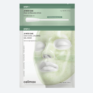 [celimax] Ji Woo Gae Cica PHA Peel 2-Step Gel Mask - 2 Size